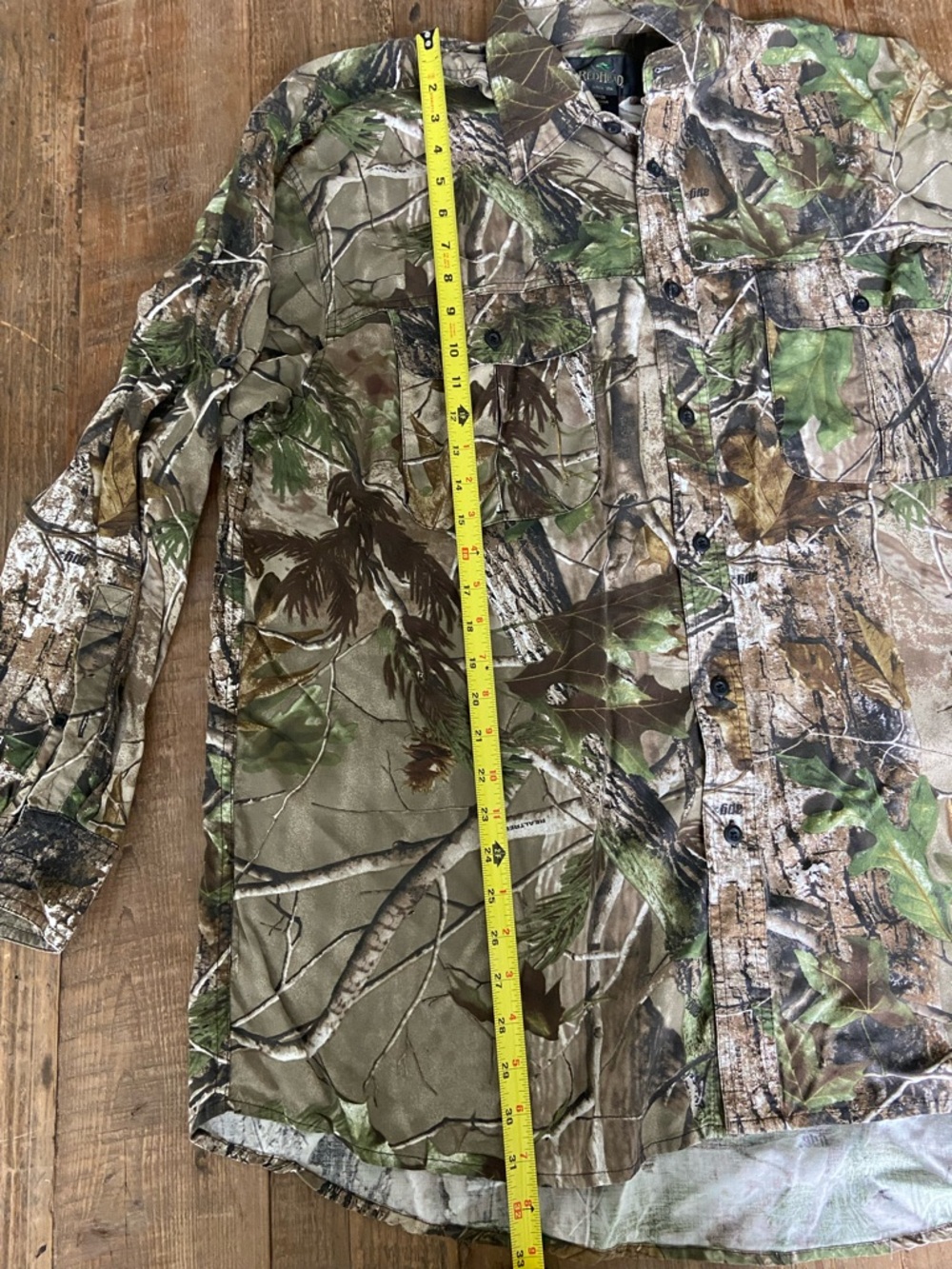 REDHEAD X REALTREE APG HUNTING SHIRT CAMO BUTTON-DOWN TOP XL - Picture 6 of 10